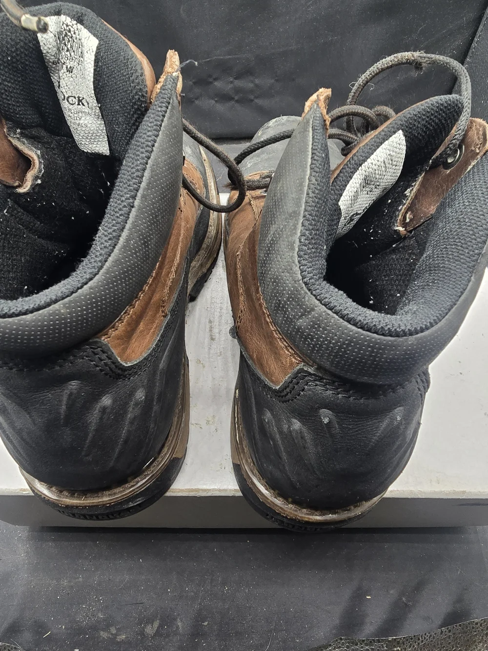 Rocky Brown and Black Chukka Work Boots